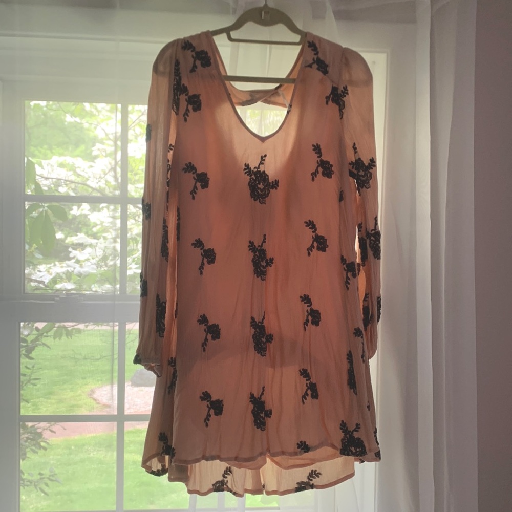 Free People Dress Light Pink Size Large